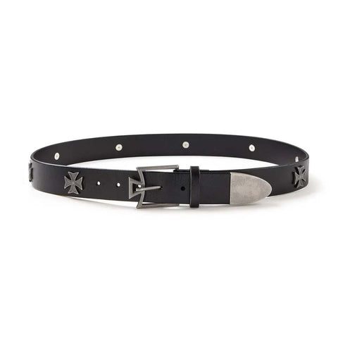 Vale Forever Cemetery Belt Black Silver
