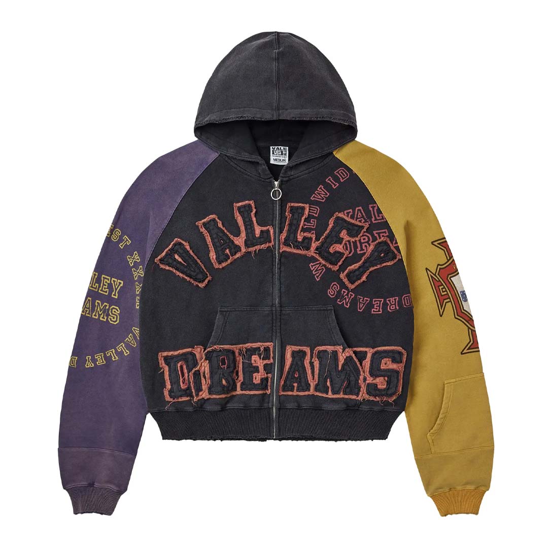 Vale Forever Crest Zip Up 'Purple/Black/Yellow'