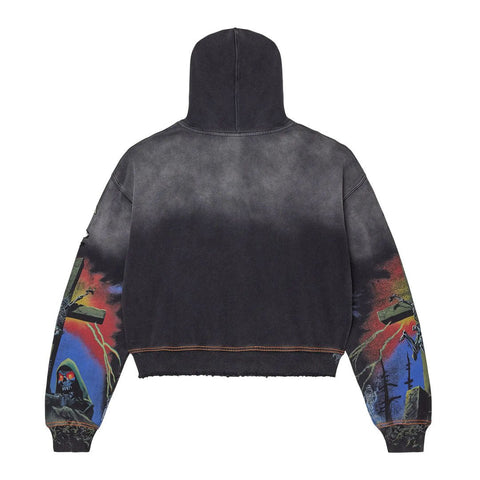 Vale Forever Damned Big Zip Up Hoodie 'Black'