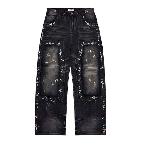 Vale Forever DIY Carpenter Jeans Black