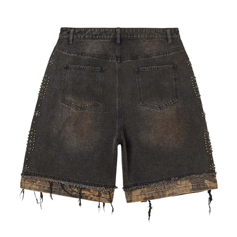 Vale Forever Double Black Denim Jorts