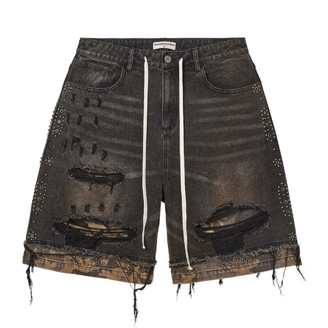 Vale Forever Double Black Denim Jorts