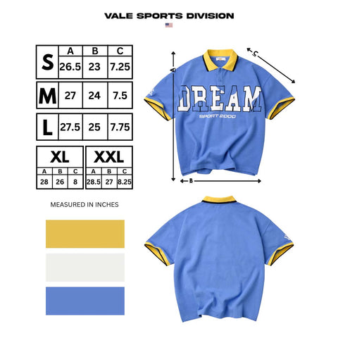 Vale Forever Dreams Polo Blue Shirt