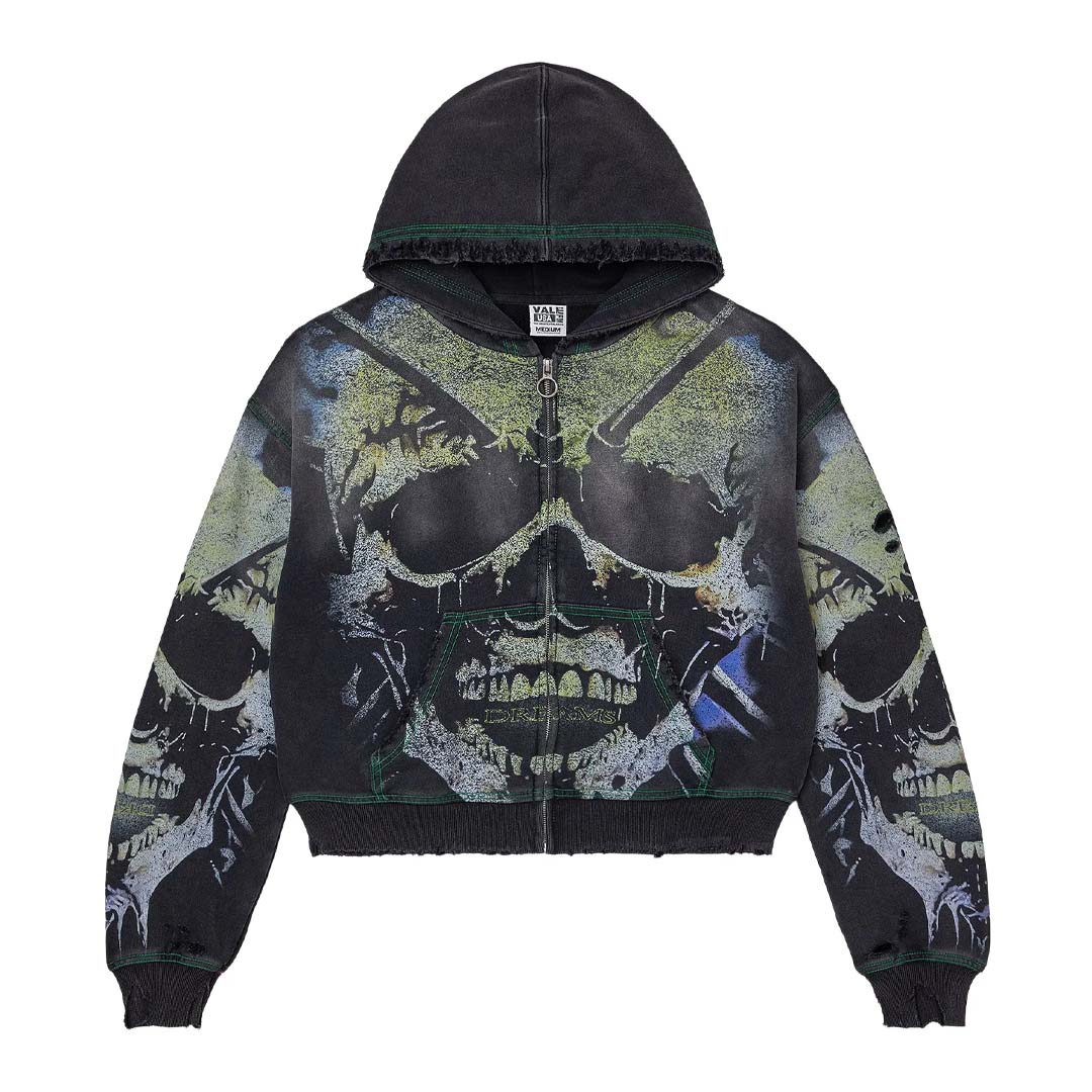 Vale Forever Grave Digger Hoodie Black