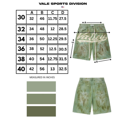 Vale Forever Green Skittles Shorts