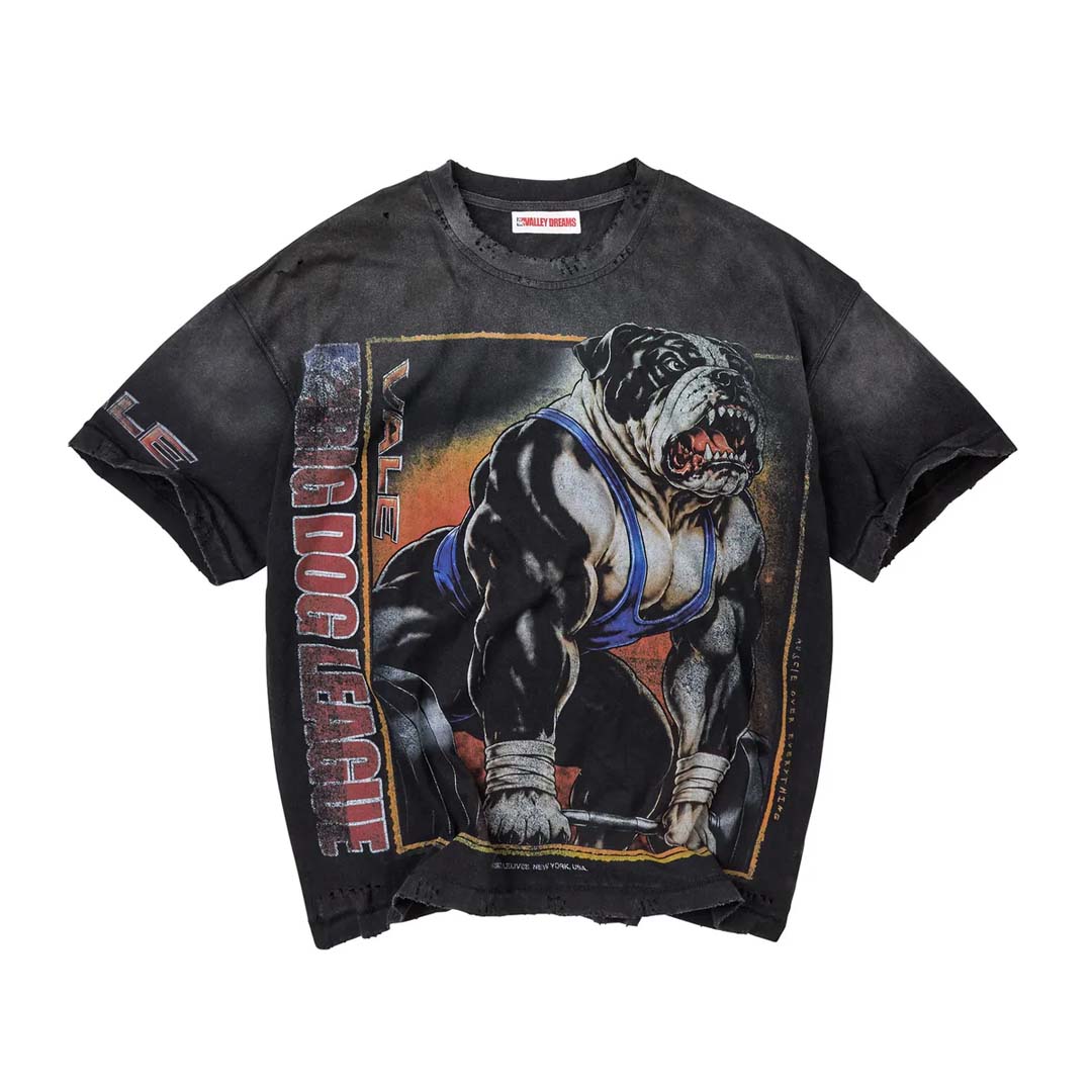 Vale Forever Heavyweight Faded Black Tee