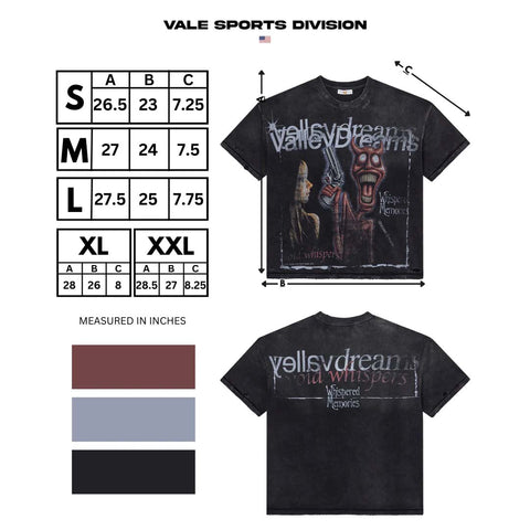 Vale Forever Psychopath Black Tee