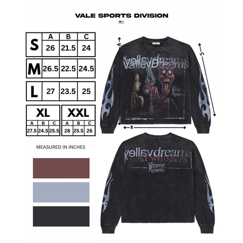 Vale Forever Psychopath Long Sleeve Black Tee