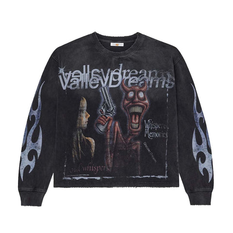 Vale Forever Psychopath Long Sleeve Black Tee