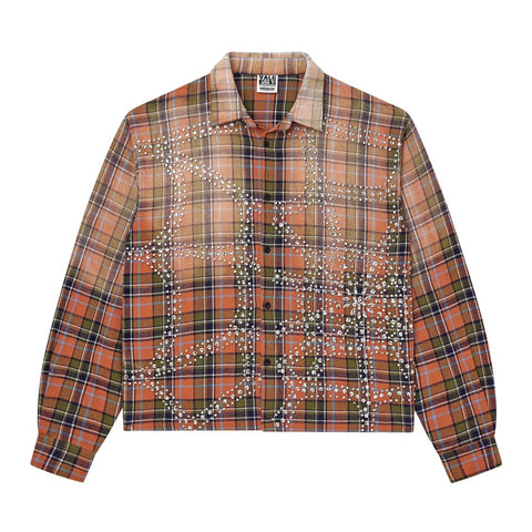 Vale Forever Pumpkin Patch Flannel 'Orange/Green'