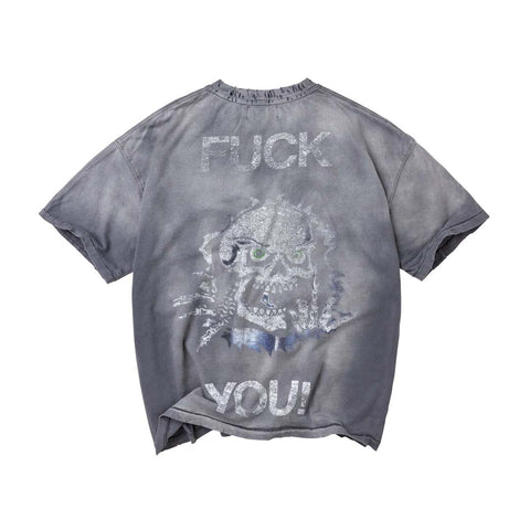 Vale Forever Skullie Faded Grey Tee&nbsp;