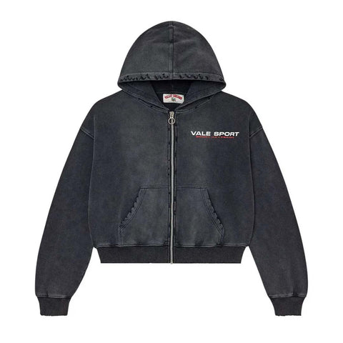 Vale Forever Staple Zip Up Hoodie Black