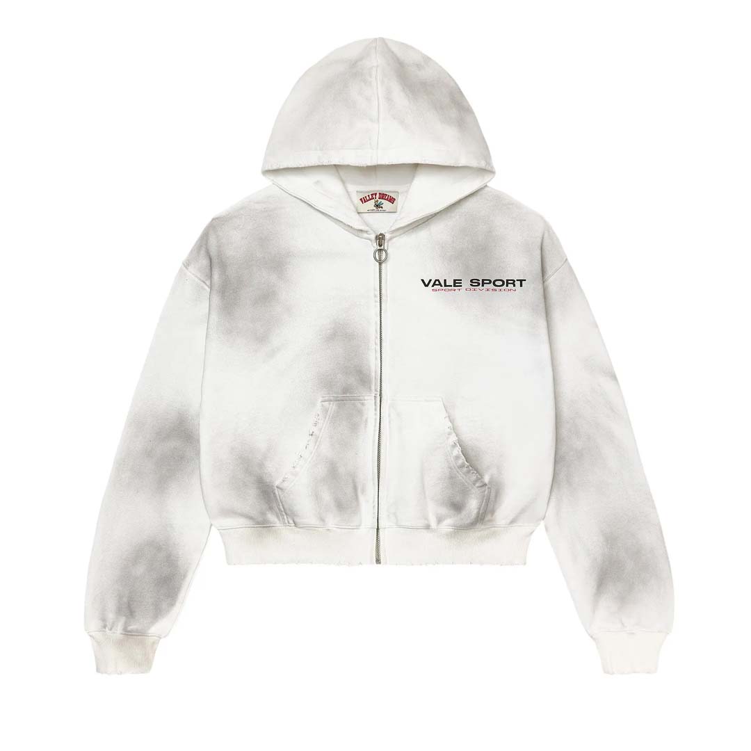 Vale Forever Staple Zip Up Hoodie 'White'