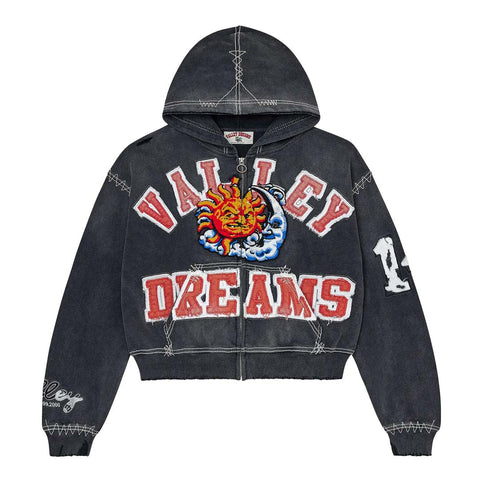 Vale Forever Sunny Zip Up Hoodie 'Black'