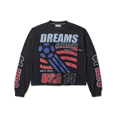 Vale Forever USA Faded Black Longsleeve
