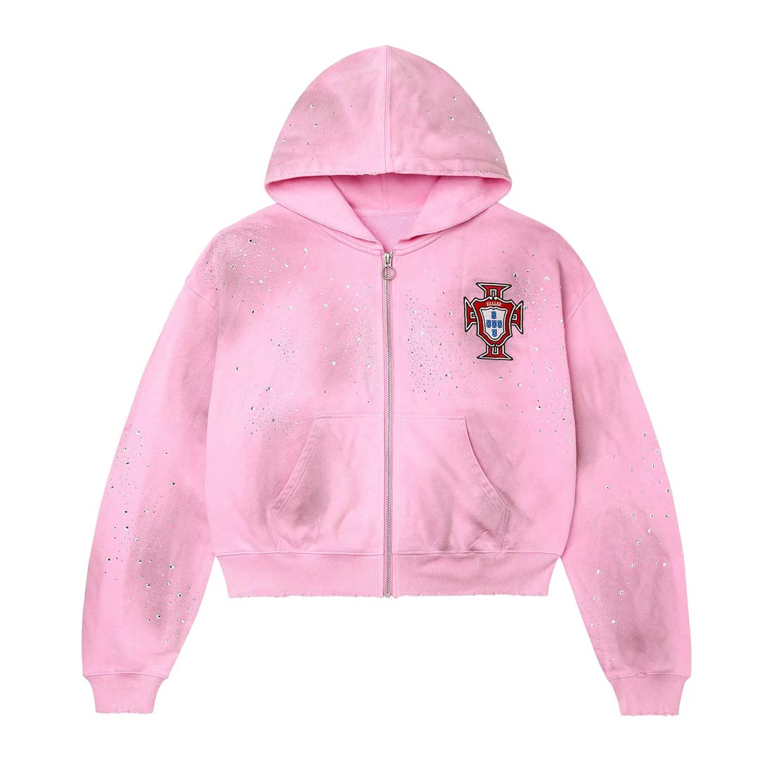 Vale Forever Venus Zip Up Hoodie Pink