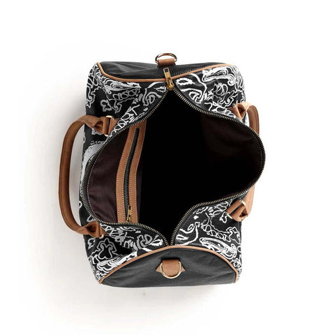 Vale Forever VS Black Leather Mini Duffle Bag