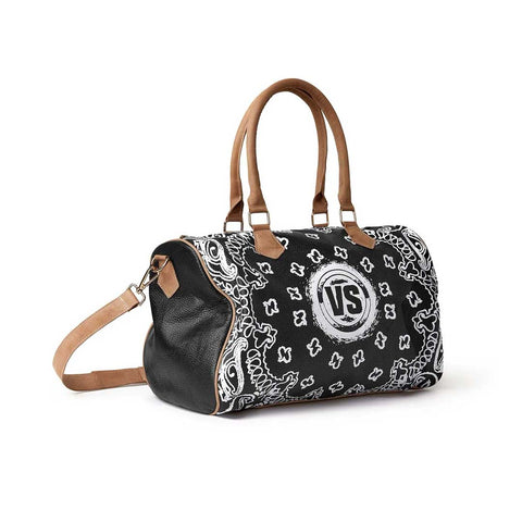 Vale Forever VS Black Leather Mini Duffle Bag
