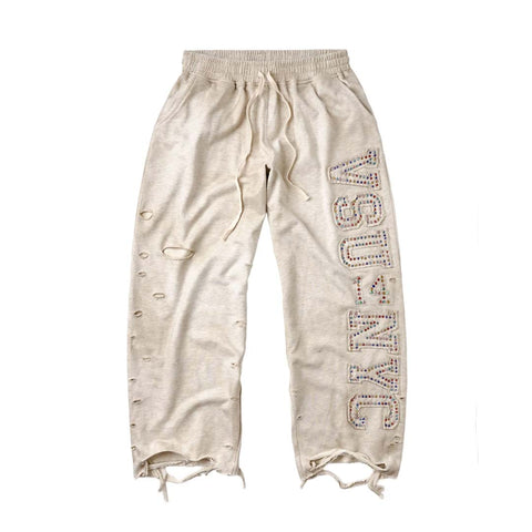 Vale Forever VSU NYC Distressed Sweatpants Grey