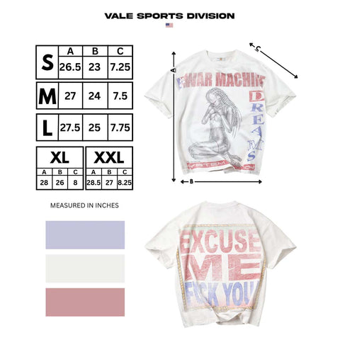 Vale Forever War Machine White Tee
