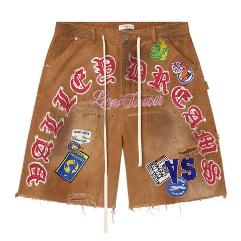 Vale Forever Workshop Jean Shorts Brown